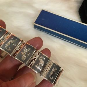 Vintage SIAM LINK BRACELET IN STERLING SILVER
